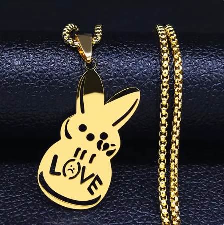 Lil Peep Bunny Necklace