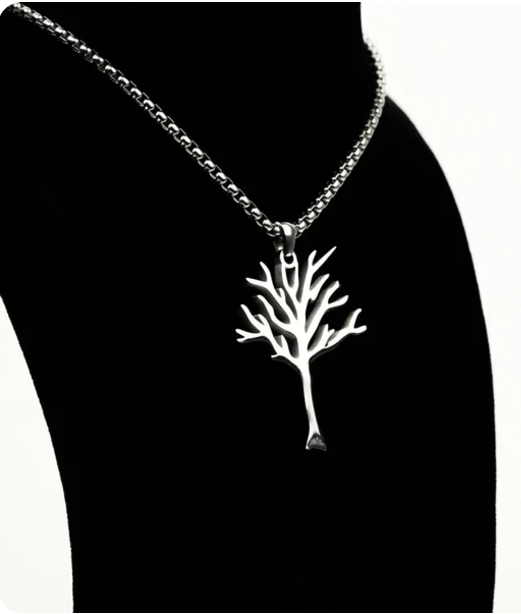 XXXTentacion Leafless Tree Necklace